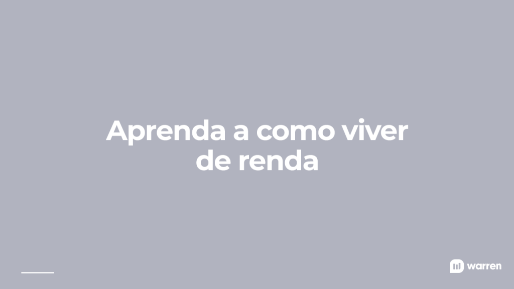 Aprenda a como viver de renda, ilustração