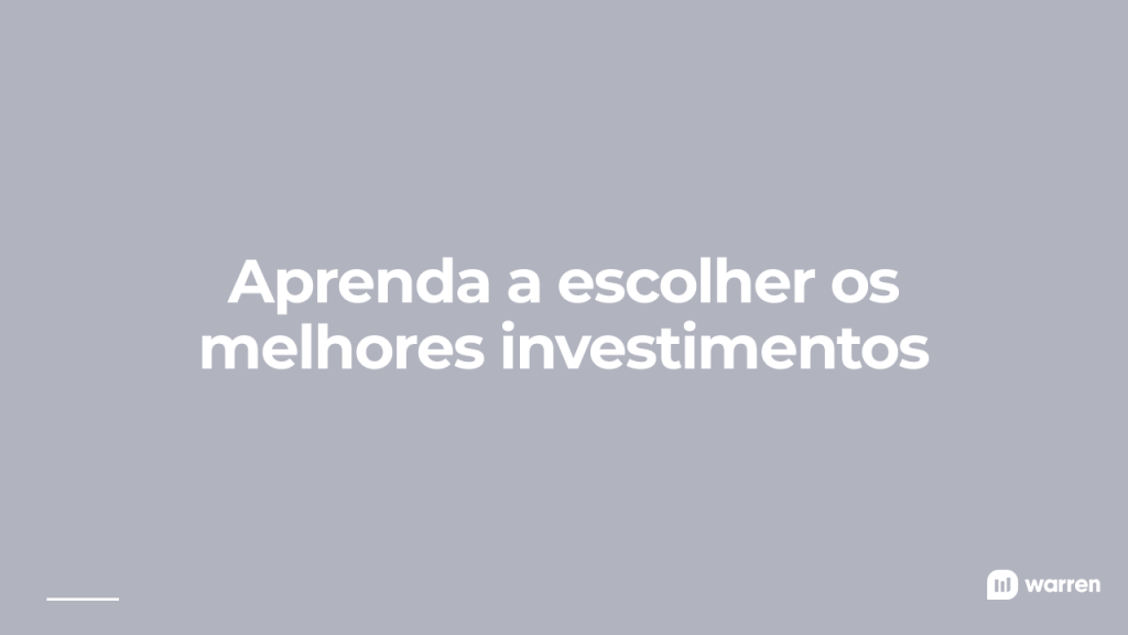 Aprenda a escolher os melhores investimentos, ilustração