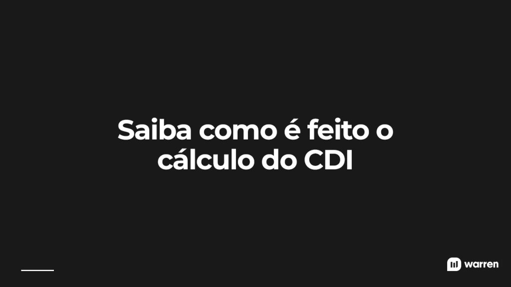 Saiba como é feito o cálculo do CDI, ilustração