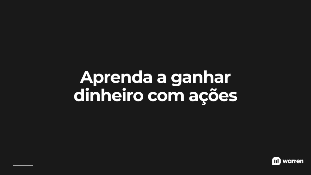 Aprenda a ganhar dinheiro com ações, ilustração