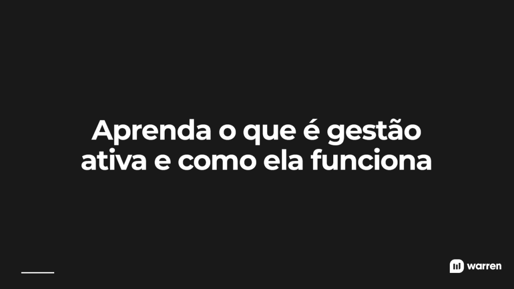 Aprenda o que é gestão ativa e como ela funciona, ilustração