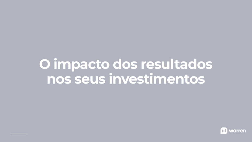 O impacto dos resultados nos seus investimentos, ilustração
