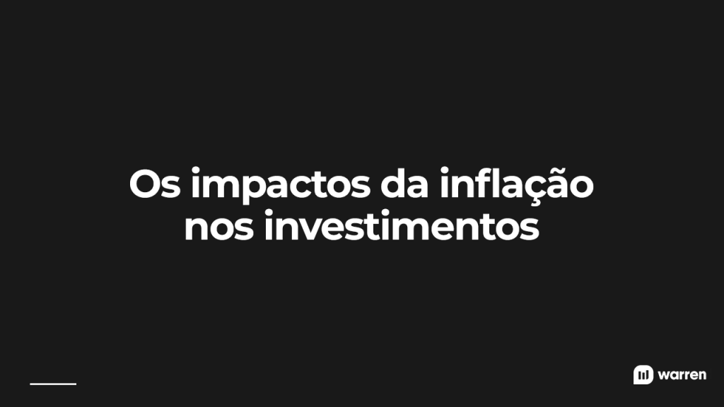 Impactos da inflação nos investimentos, ilustração