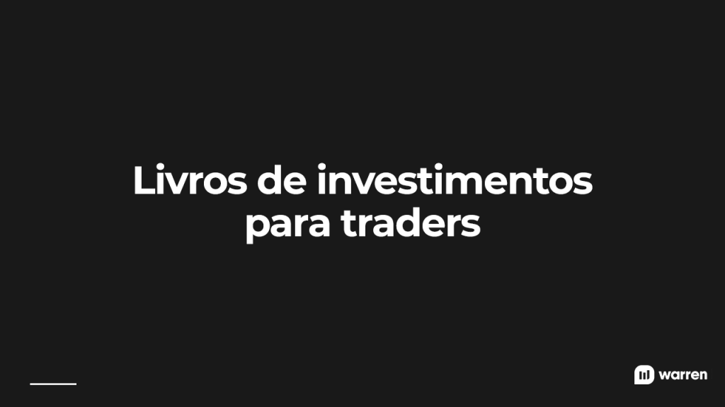 Livros de investimentos para traders, ilustração