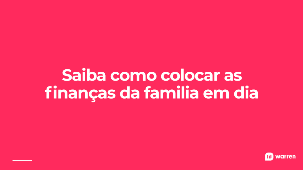 Como colocar as finanças da família em dia, ilustração