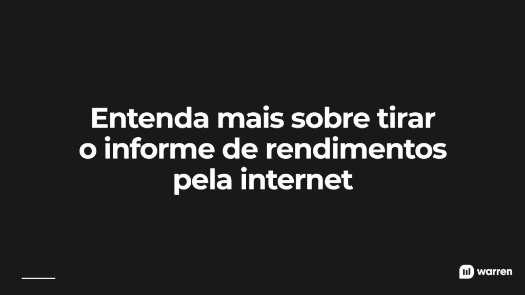 Entenda mais sobre tirar o informe de rendimentos pela internet, ilustração
