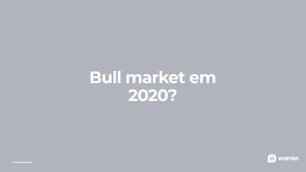 Bull market em 2020, ilustração