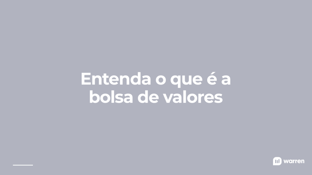 Entenda o que é a bolsa de valores, ilustração