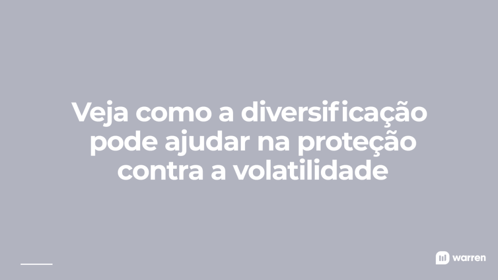 Veja como a diversificação pode ajudar na proteção conta a volatilidade, ilustração