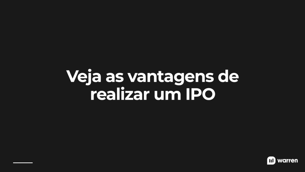Veja as vantagens de realizar um IPO, ilustração