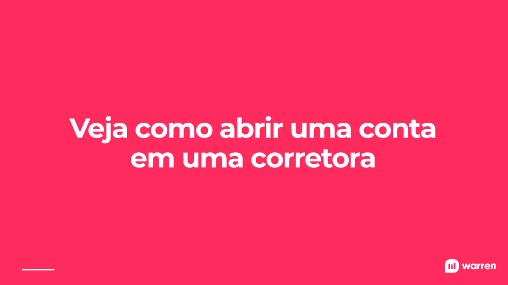 Veja como abrir uma conta em uma corretora, ilustração