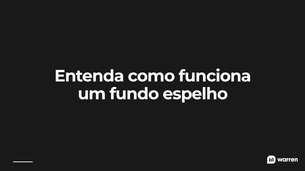 Entenda como funciona um fundo espelho, ilustração