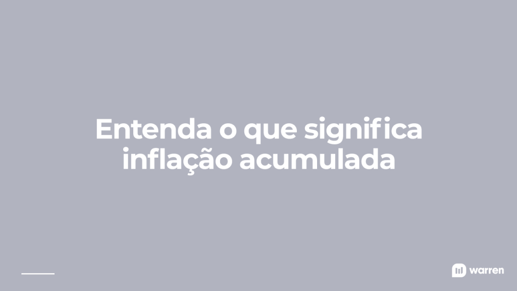 Entenda o que significa inflação acumulada, ilustração