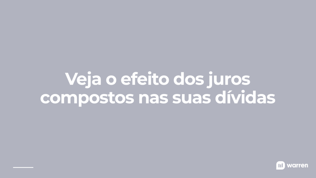 Veja o efeito dos juros compostos nas suas dívidas, ilustração