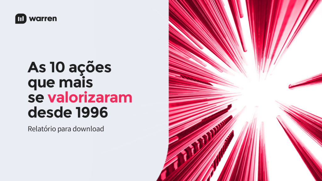 As 10 ações que mais valorizaram desde 1996, ilustração