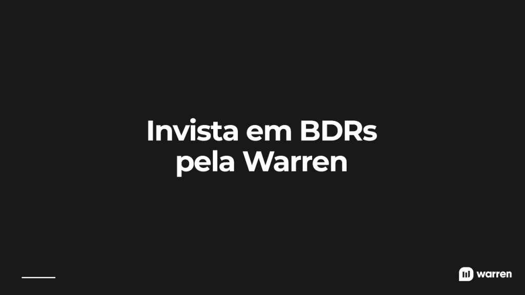 Invista em BDRs pela Warren, ilustração