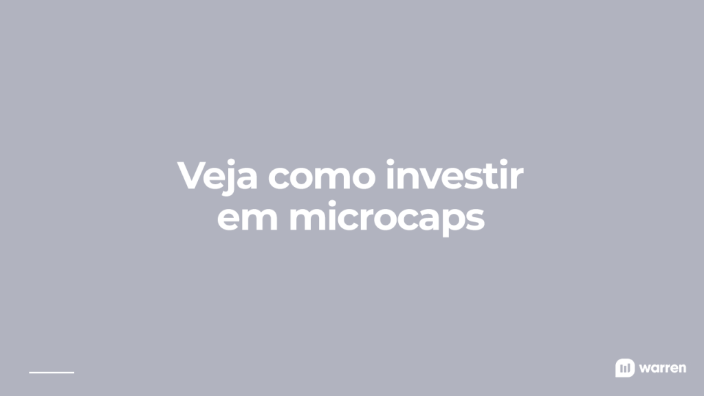 Veja como investir em microcaps, ilustração