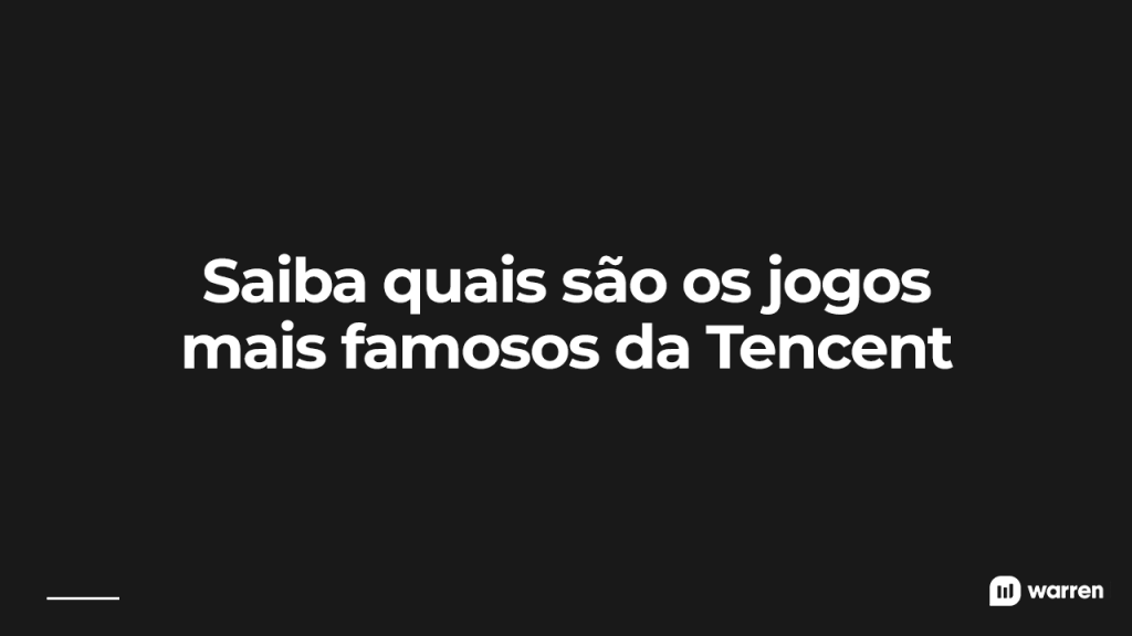 Saiba quais são os jogos mais famosos da Tencent, ilustração