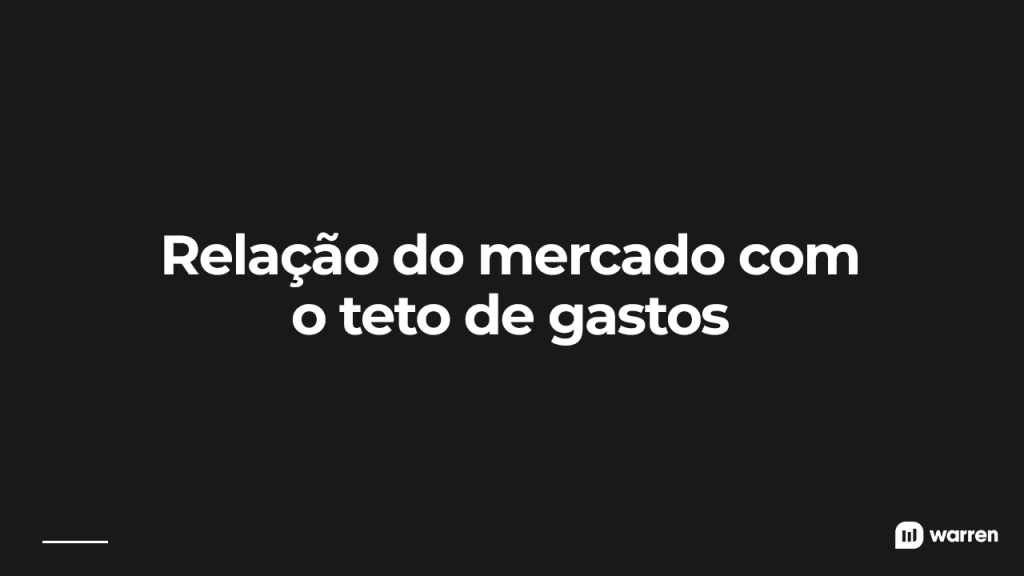 Relação do mercado financeiro com o teto de gastos, ilustração