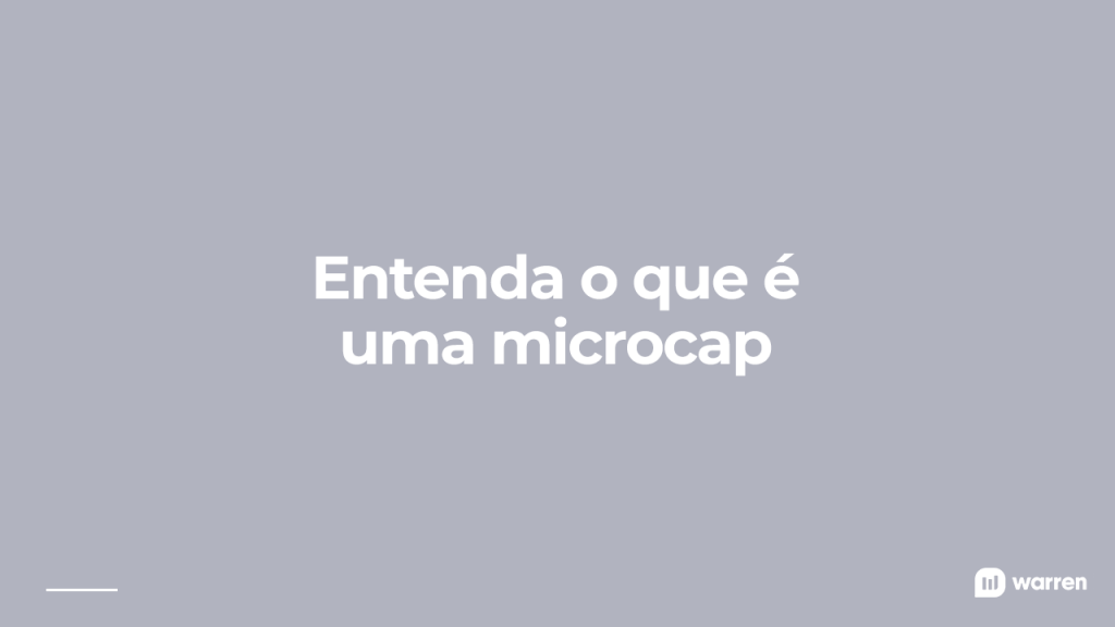 Entenda o que é uma microcap, ilustração
