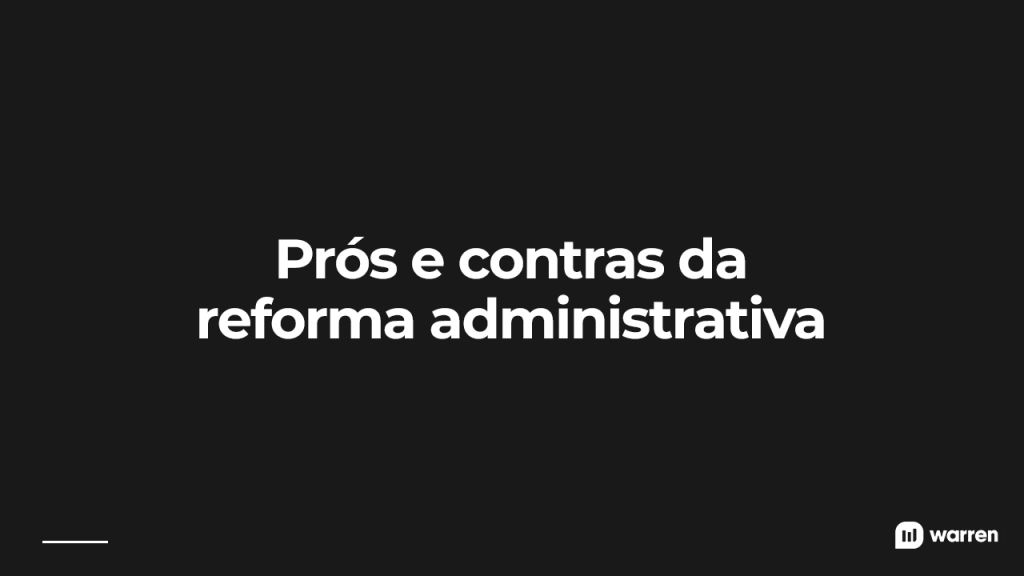 Prós e contras da reforma administrativa, ilustração