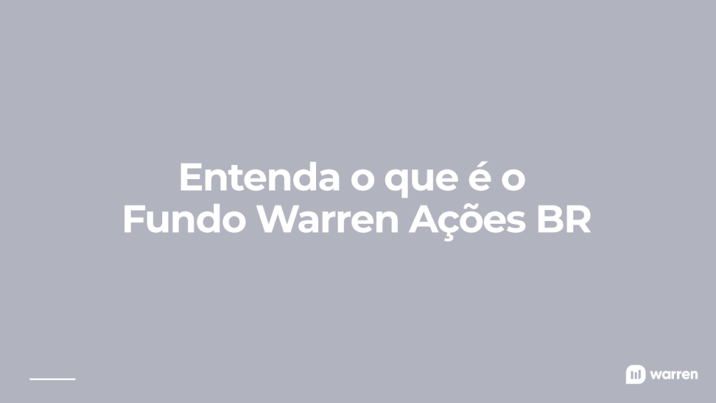o que é o fundo warren ações br, ilustração