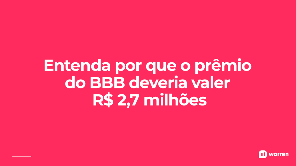 premio do bbb deveria valer 2,7 milhoes, ilustração