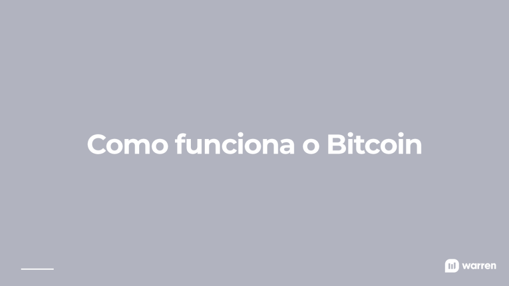 como funciona o bitcoin, ilustração