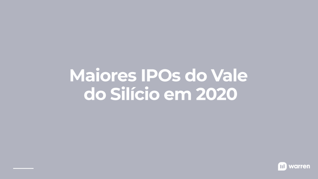 maiores ipos vale do silicio em 2020, ilustração