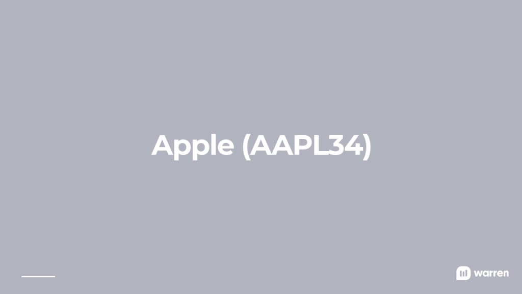 apple é um dos bdrs mais negociados da bolsa, ilustração