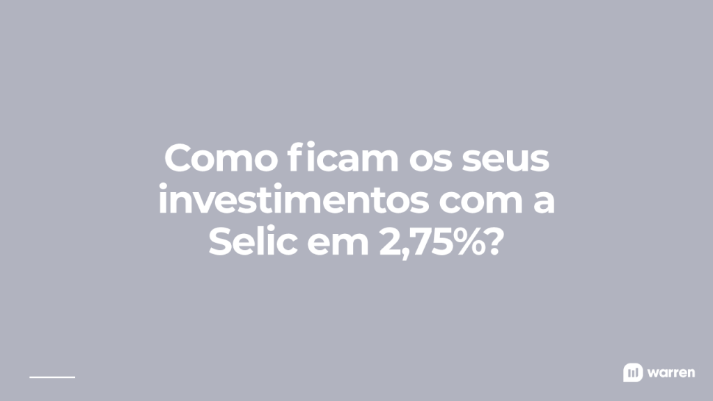 como ficam os investimentos, ilustração