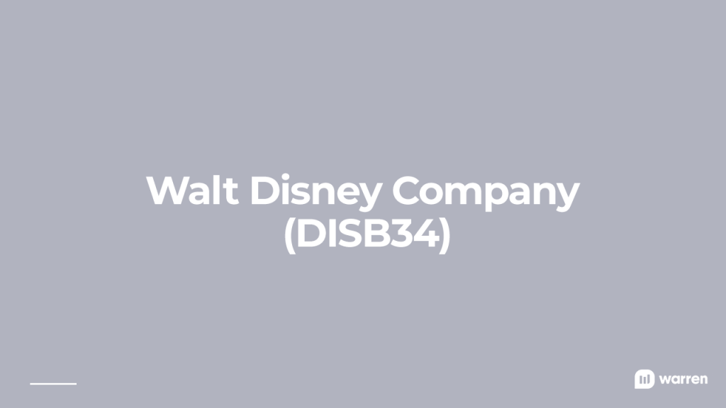 disney é um dos bdrs mais negociados da bolsa, ilustração
