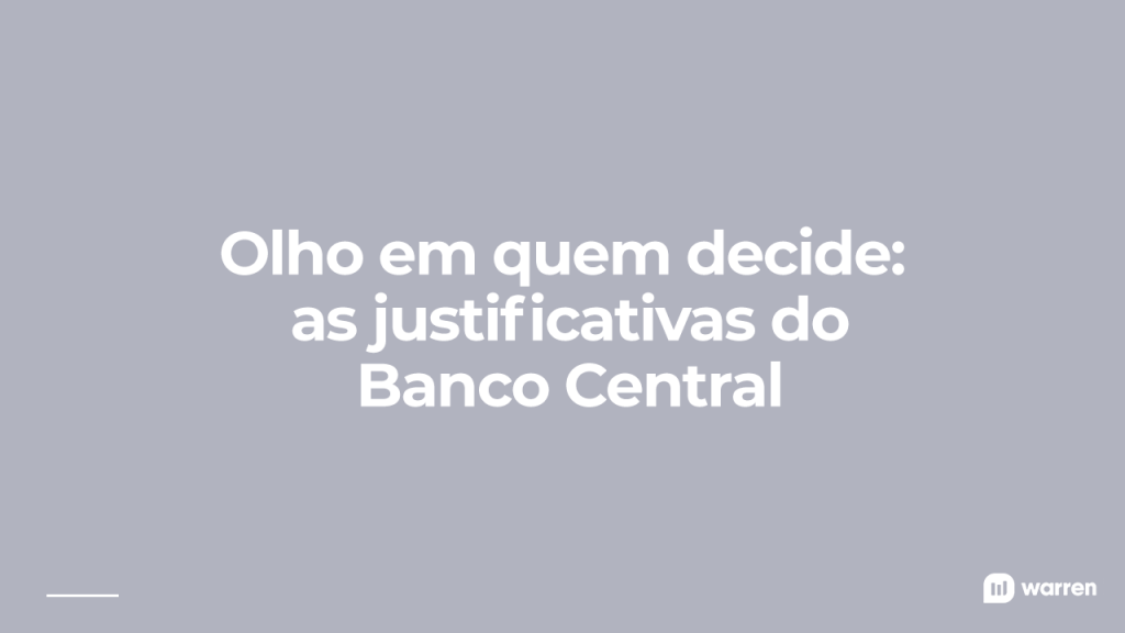 justificativas banco central, ilustração