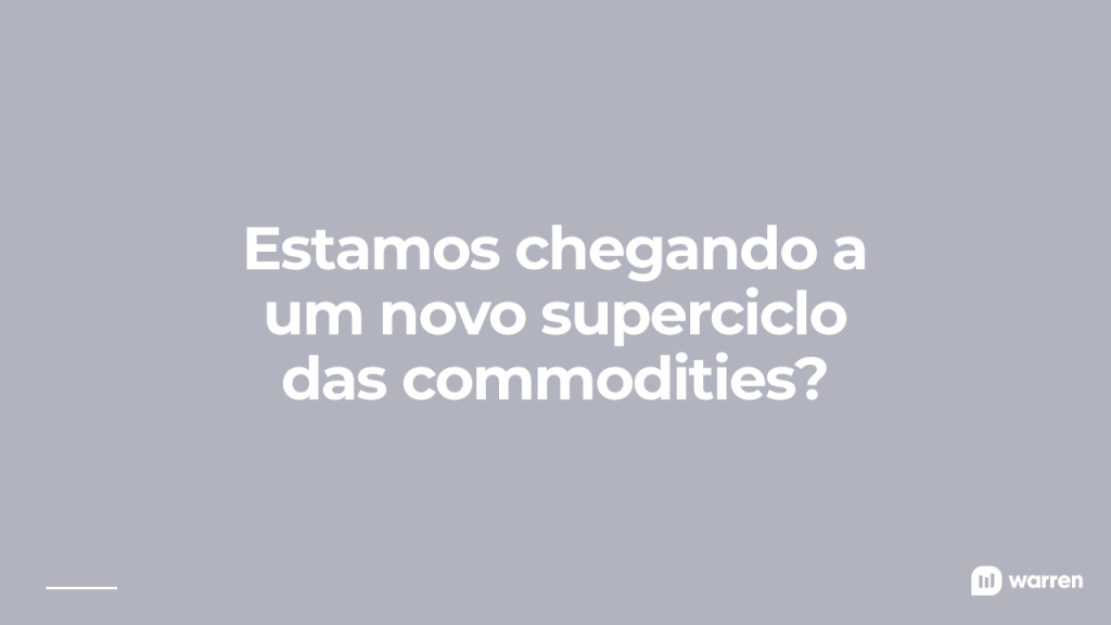 novo superciclo commodities, ilustração