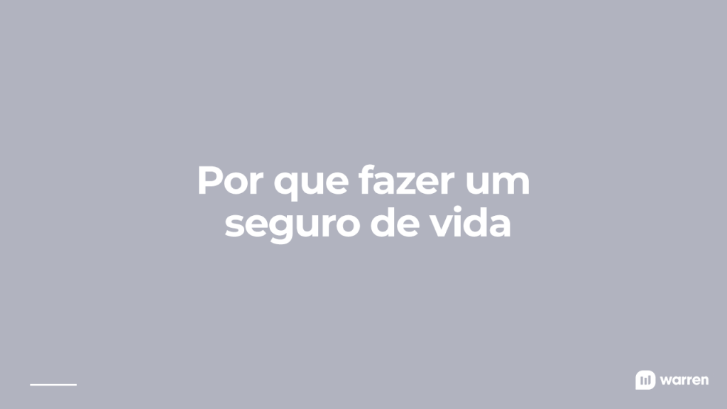 por que fazer um seguro de vida, ilustração