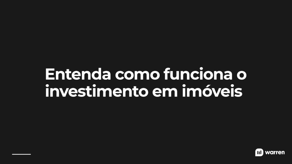 como funciona o investimento em imóveis, ilustração