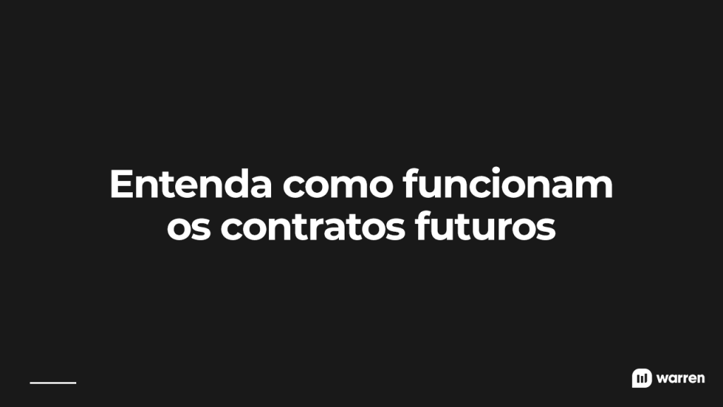 Como funcionam os contratos futuros, ilustração
