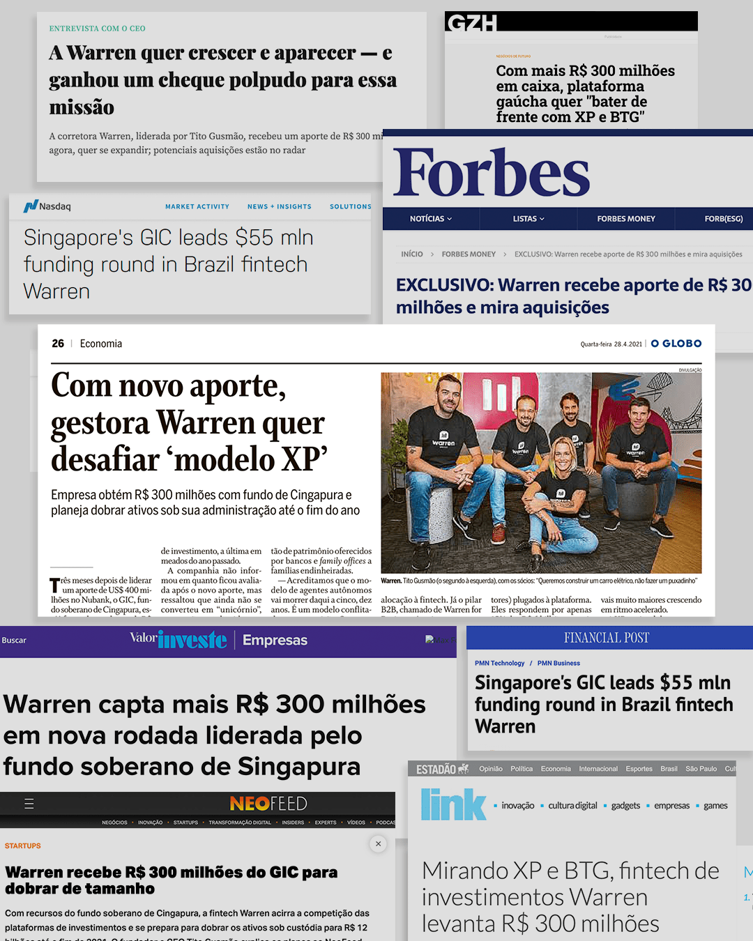Warren Series C na imprensa