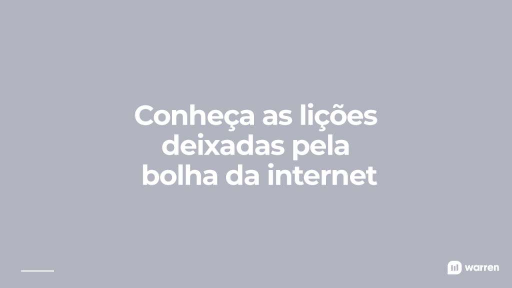 Que lições a bolha da internet deixou para os dias atuais, ilustração