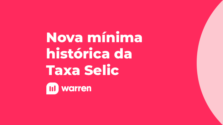 Nova mínima histórica da Taxa Selic, ilustração. 