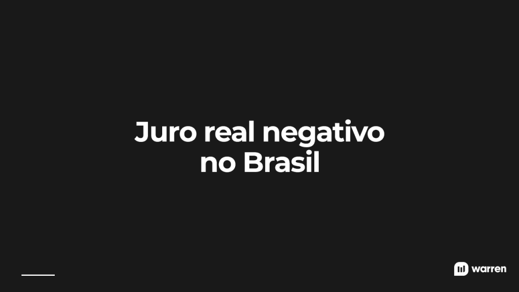 Juro real negativo no Brasil, ilustração