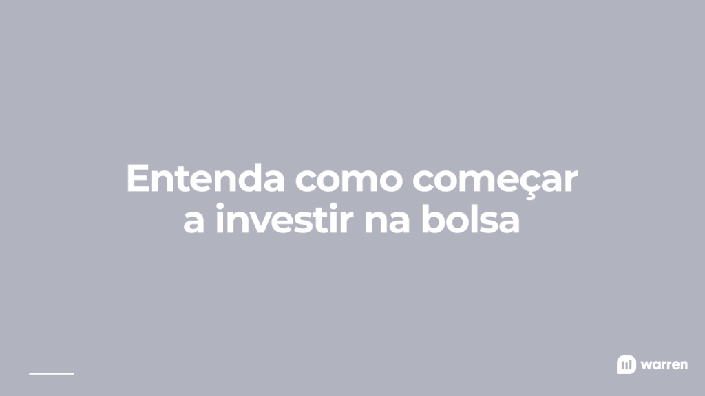 Entenda como começar a investir na bolsa, ilustração 