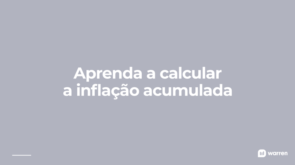 Aprenda a calcular a inflação acumulada, ilustração 