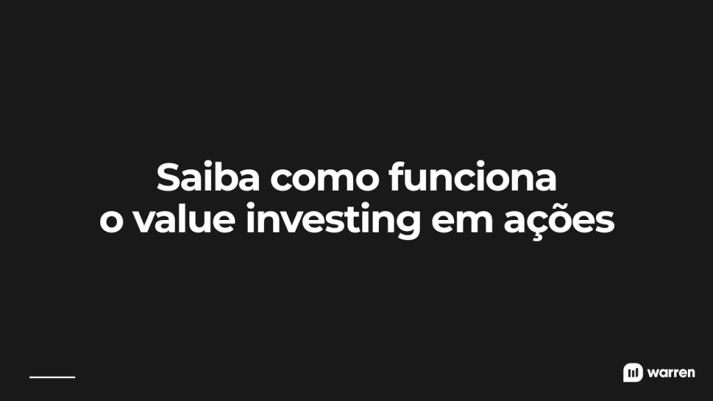 Saiba como funciona o value investing em ações, ilustração 