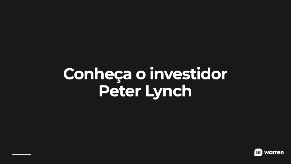 Conheça o investidor Peter Lynch, ilustração 