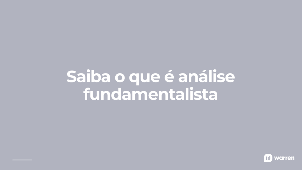 Saiba o que é análise fundamentalista, ilustração 