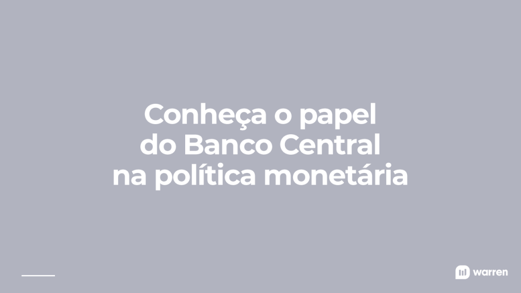 banco central e a política monetária, ilustração