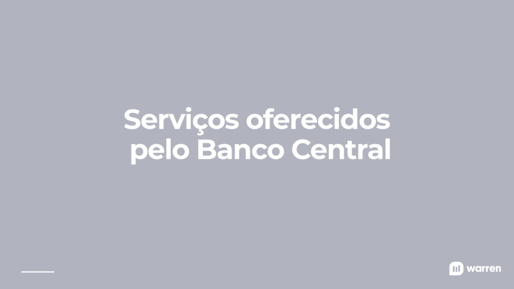 serviços do banco central, ilustração