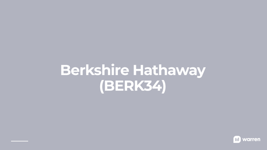 berkshire é um dos bdrs mais negociados da bolsa, ilustração