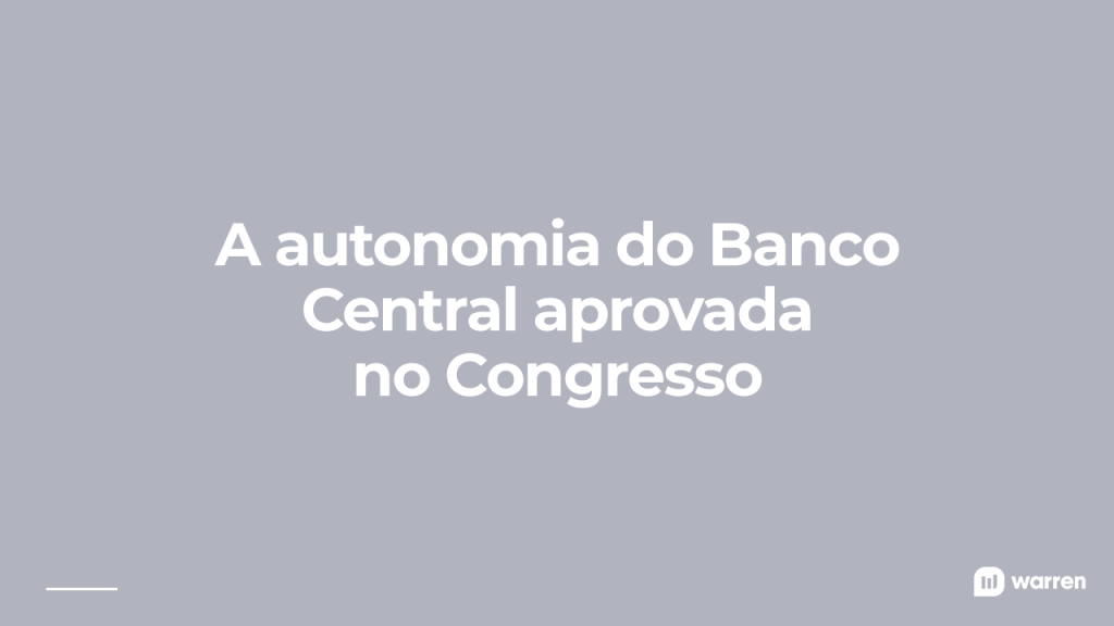 autonomia do banco central no congresso, ilustração